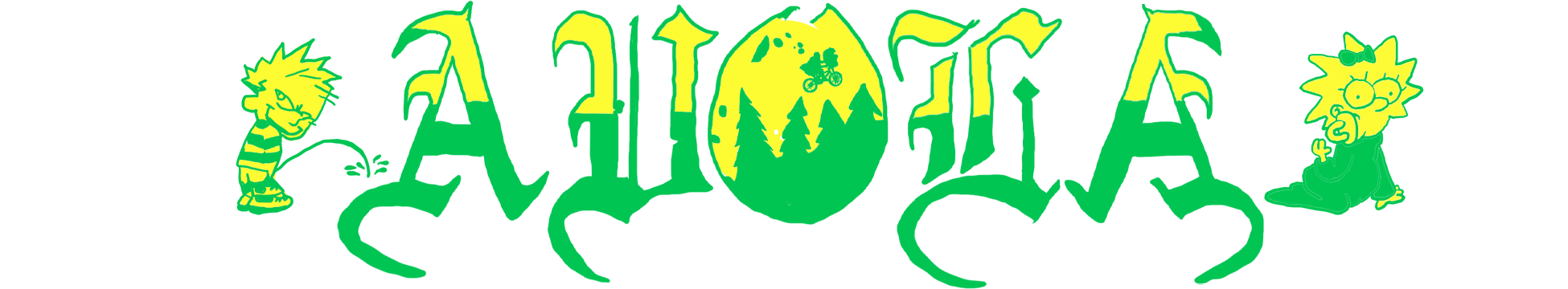 avola portland oregon logo green serif font