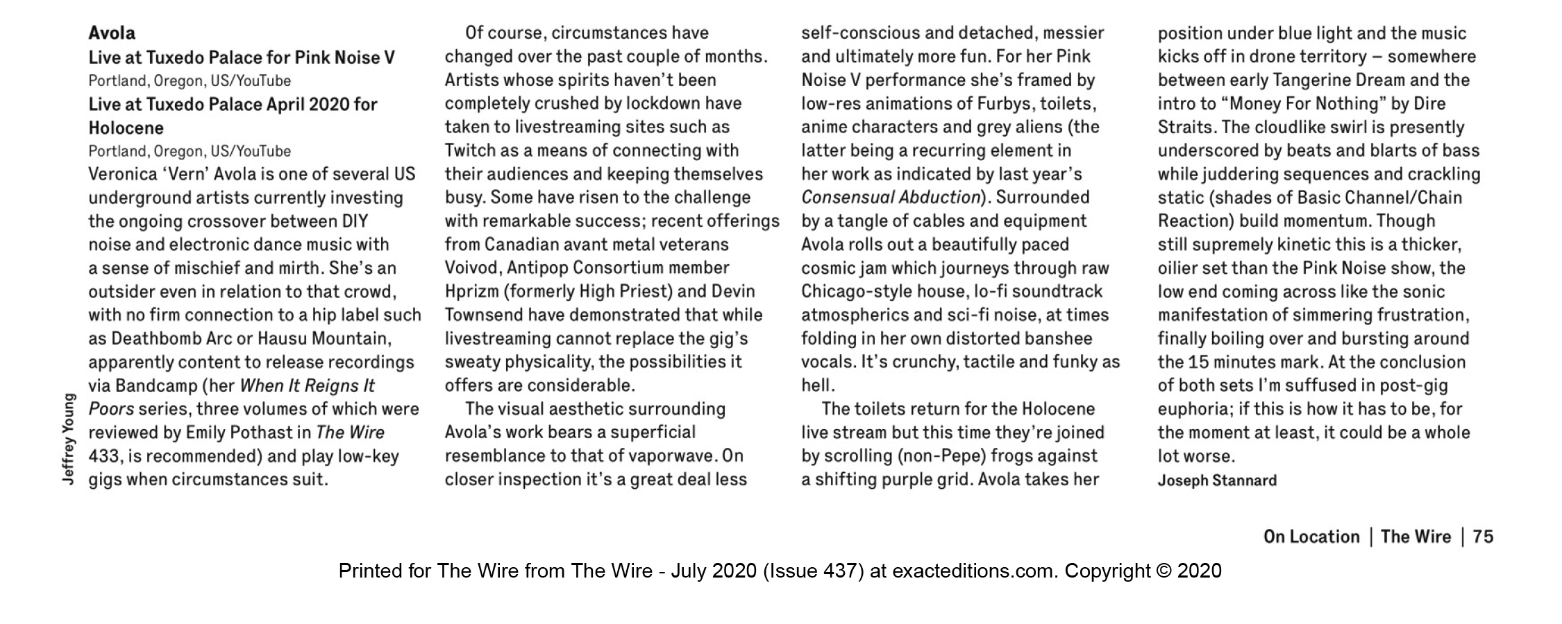 review wire magazine