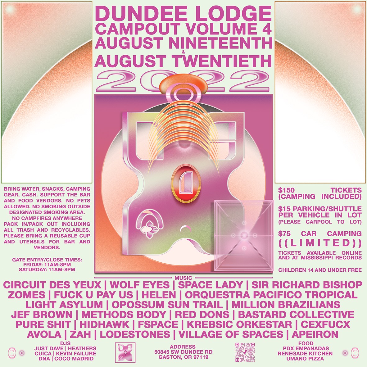 dundee lodge campout poster by sam klickner